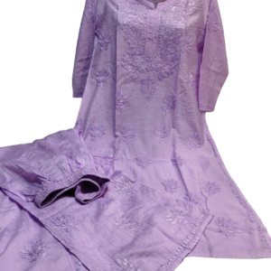 Chanderi Silk Kurta and Palazzo Set