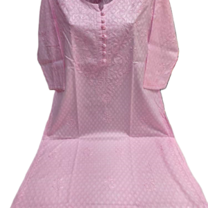 Lucknow Chikankari Kurti in Malmal Cotton