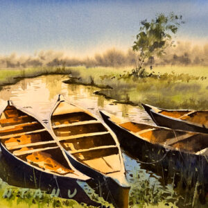 Harbor Harmony: Tranquil Backwater Serenity