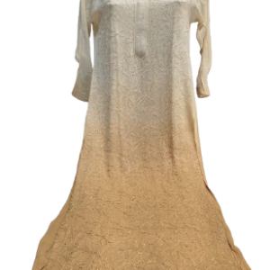 Pure Viscose Chikankari Gradient Color Kurta