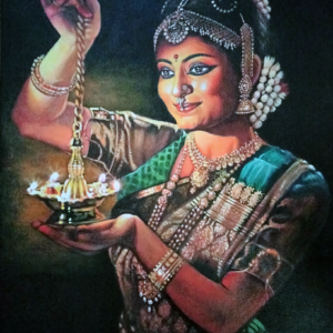 Eternal Grace: The Beauty with Lamp