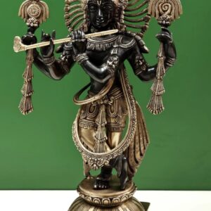 Lord Sri Krishna Ghanashyam Brass Murti