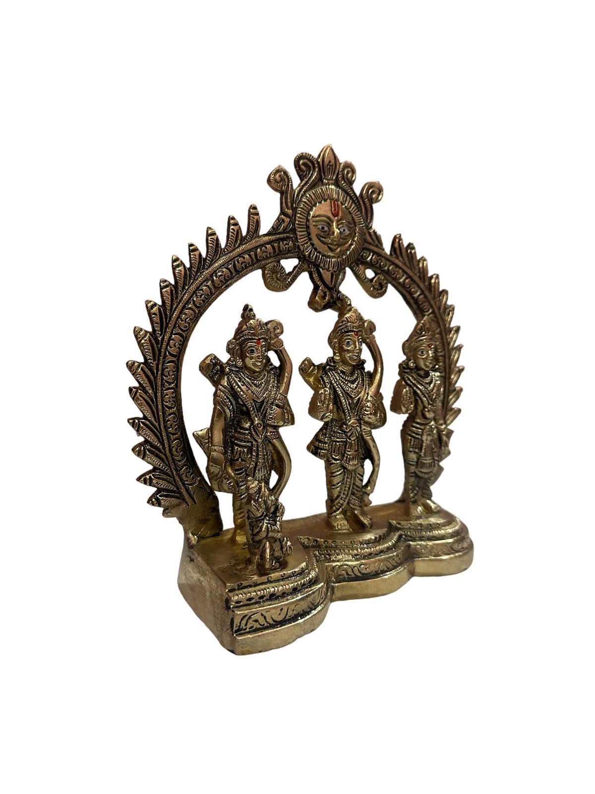 Ram Darbar: Brass Craft of Lord Ram, Lakshman, and Sita