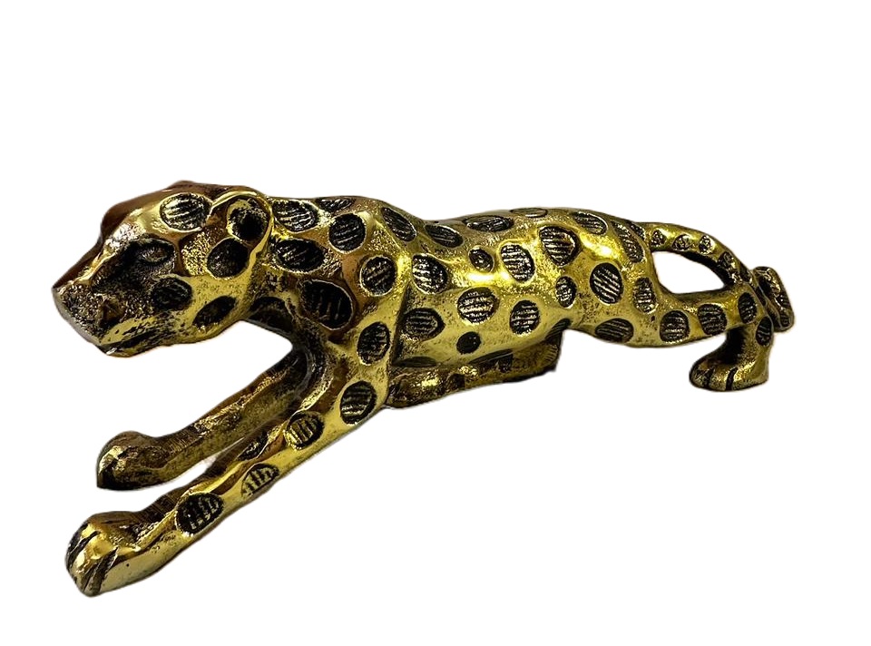 Metal Craft Running Leopard