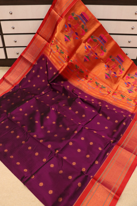 Tana Silk Paithani Saree
