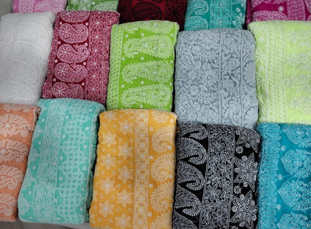 Chiffon Silk Jaal Saree