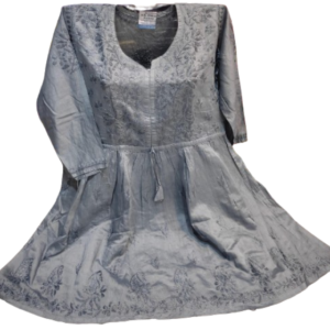 Chanderi Silk Short Kurti