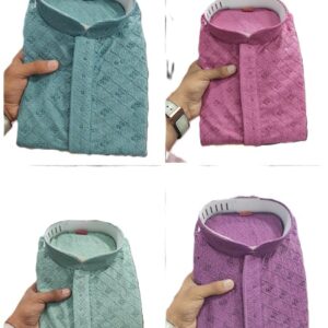 Men’s Kurta with Lucknowi Embroidery