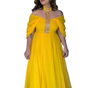 Georgette Radiant Padded Gown
