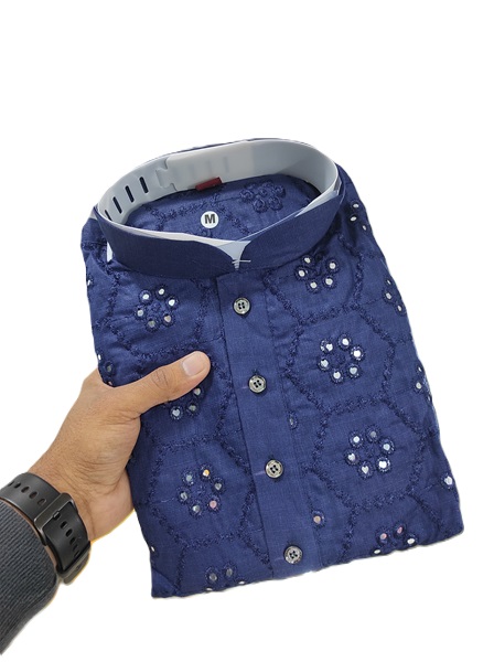 Men’s Kurta with Mirror Work