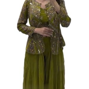 Georgette Palazzo Koti/Jacket set