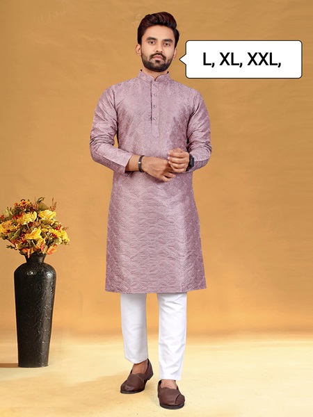 Men’s Embroidered Ethnic Kurta