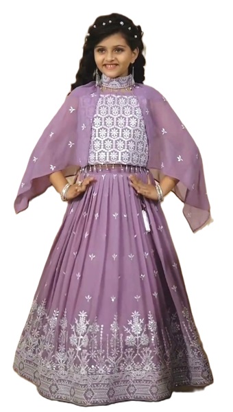 Faux Georgette Lehenga Choli