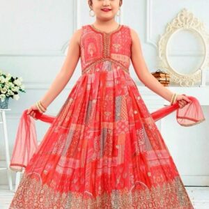 Sequin Embroidery Alia Cut Gown