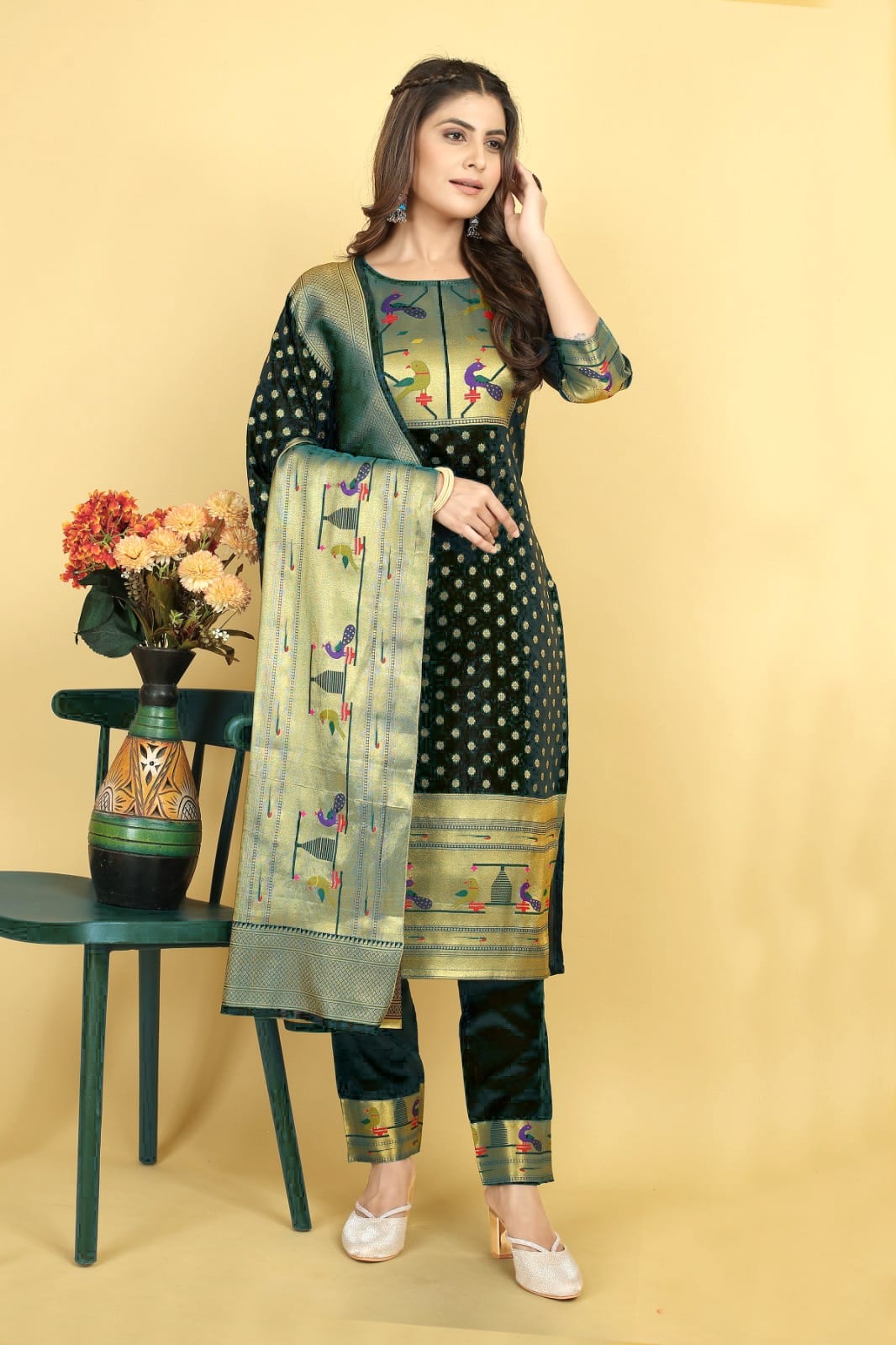Seema Paithani Suit