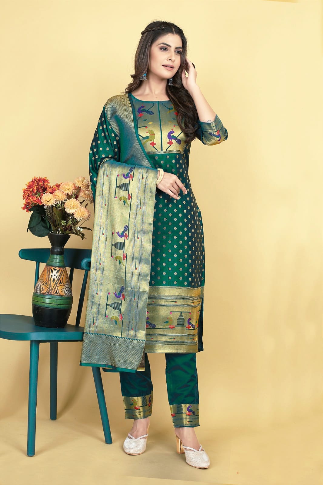 Seema Paithani Suit