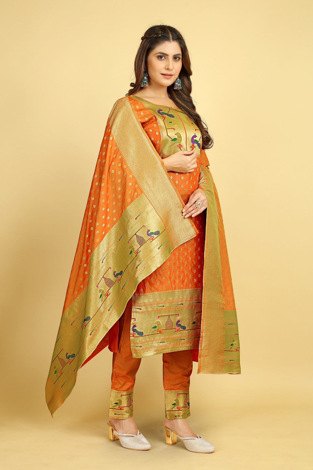 Seema Paithani Suit