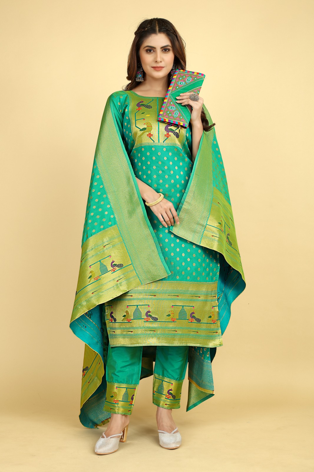 Seema Paithani Suit