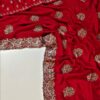 Silk Saree with Zari and stone work