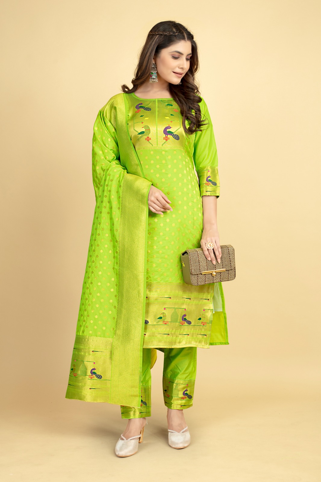 Seema Paithani Suit