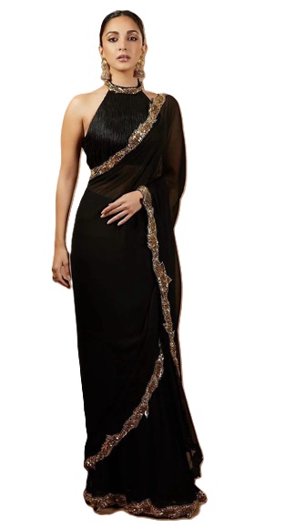 Stunning Faux Georgette Saree
