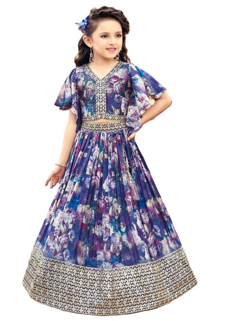 Faux Georgette Lehenga Choli