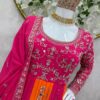 Faux Georgette Kurta with Sequin Magic