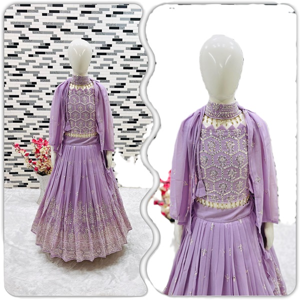Faux Georgette Lehenga Choli