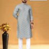 Men’s Embroidered Ethnic Kurta