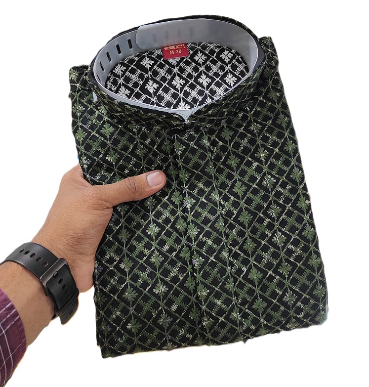 Lucknowi Chikankari Digital print Kurta