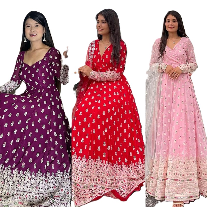 Faux Georgette Designer Suit