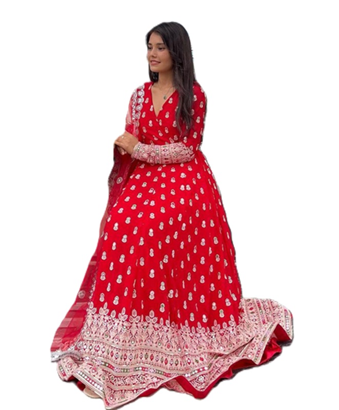 Faux Georgette Designer Suit