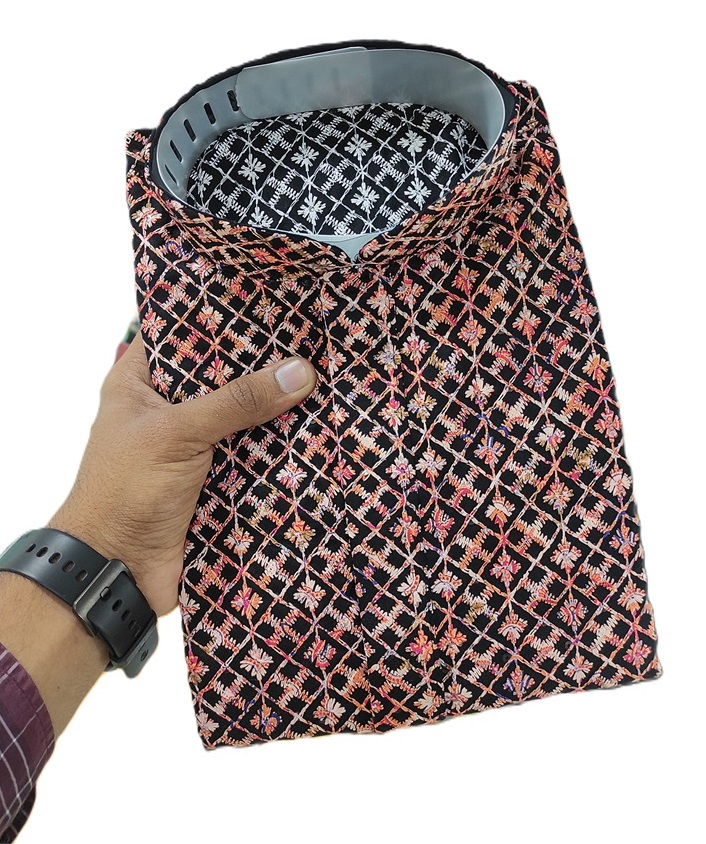 Lucknowi Chikankari Digital print Kurta