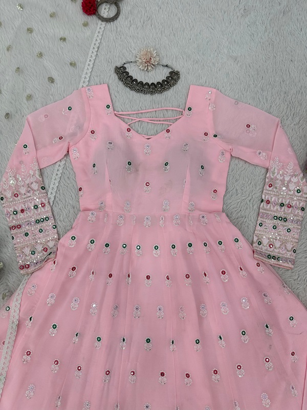 Faux Georgette Designer Suit