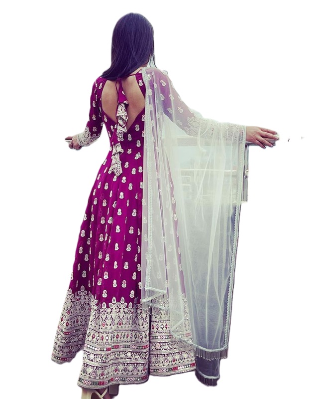 Faux Georgette Designer Suit