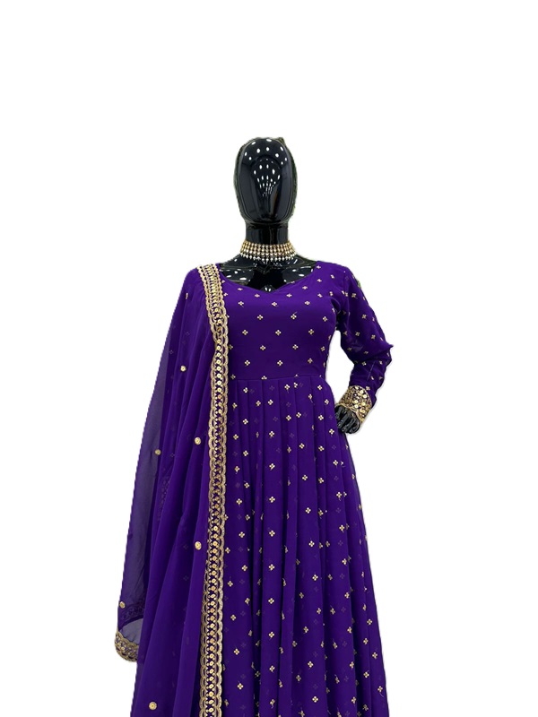 Ankle Length Kurta with Designer Dupatta