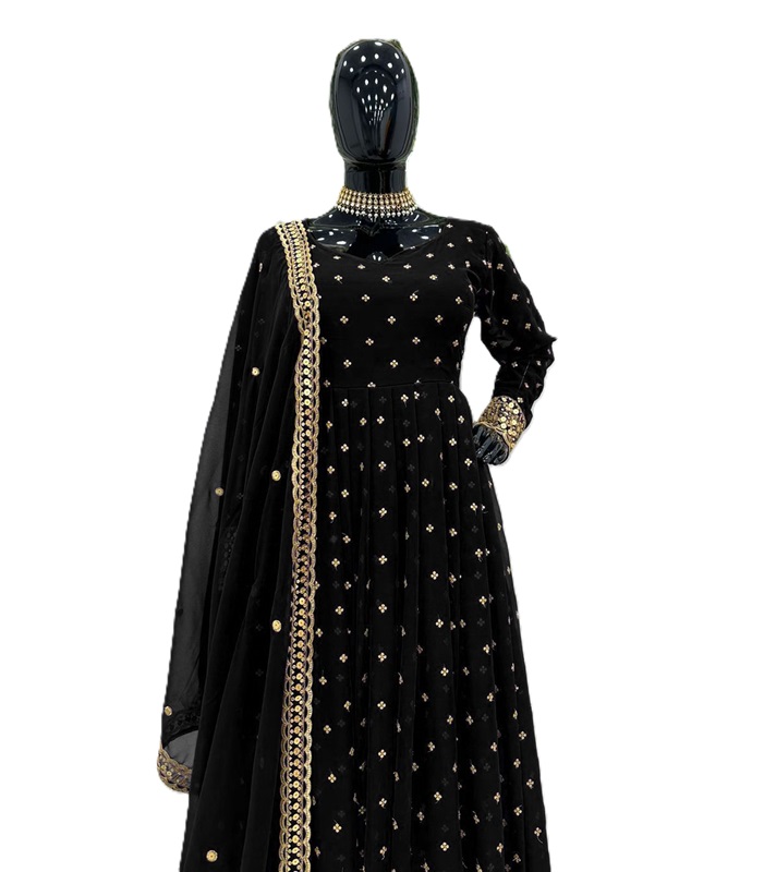 Ankle Length Kurta with Designer Dupatta