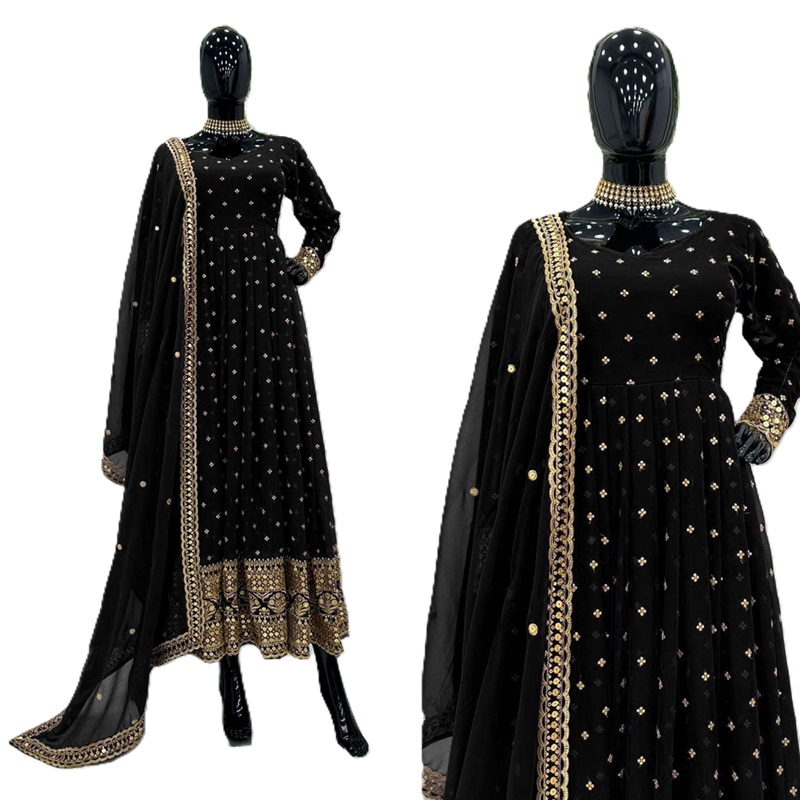 Ankle Length Kurta with Designer Dupatta