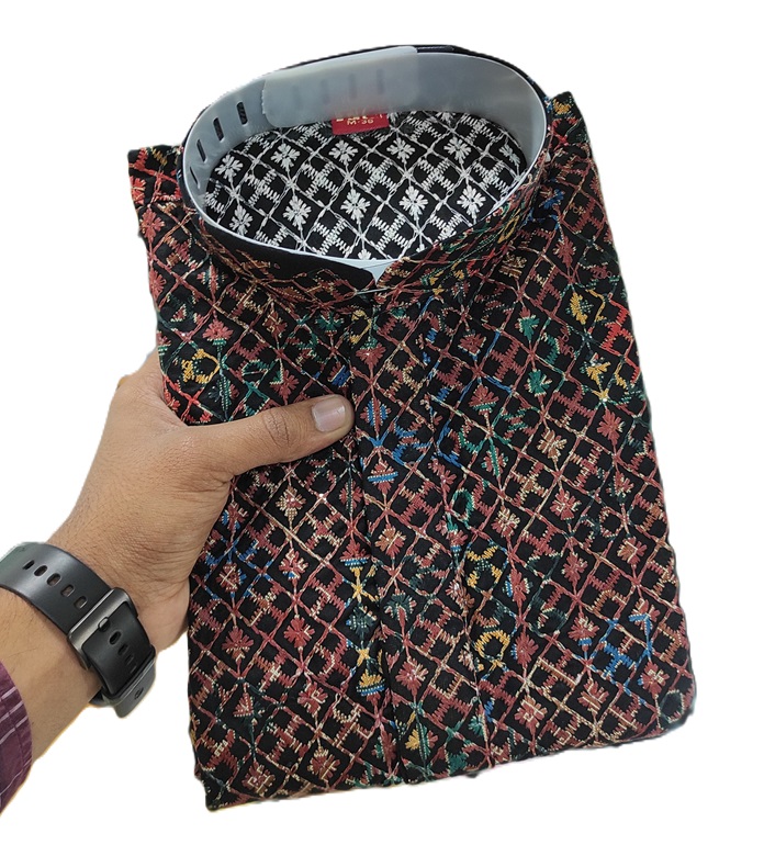 Lucknowi Chikankari Digital print Kurta