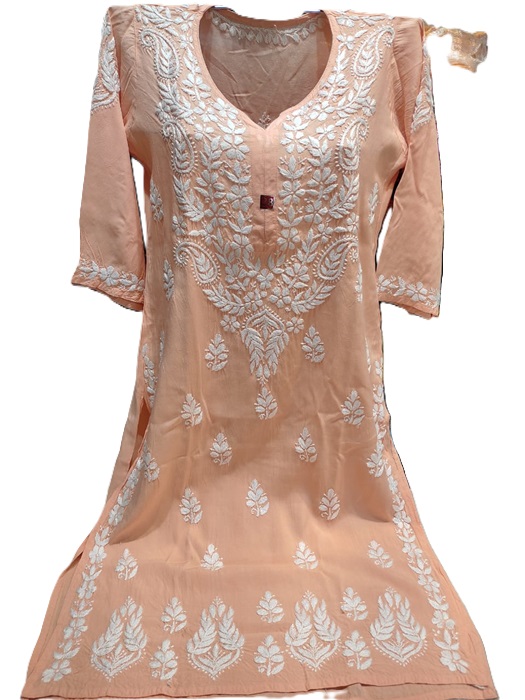Hand embroidered Chikankari Kurti