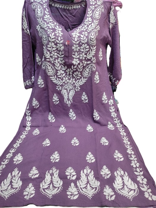 Hand embroidered Chikankari Kurti
