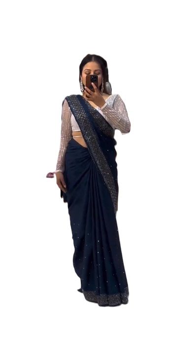 Faux Georgette Designer Saree