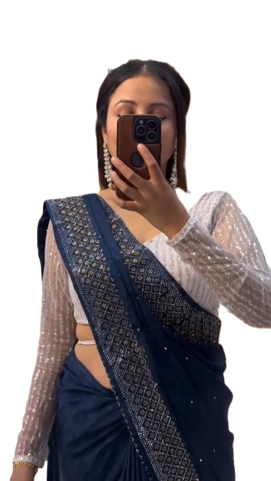 Faux Georgette Designer Saree