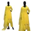 Muslin Embroidered Salwar Suit