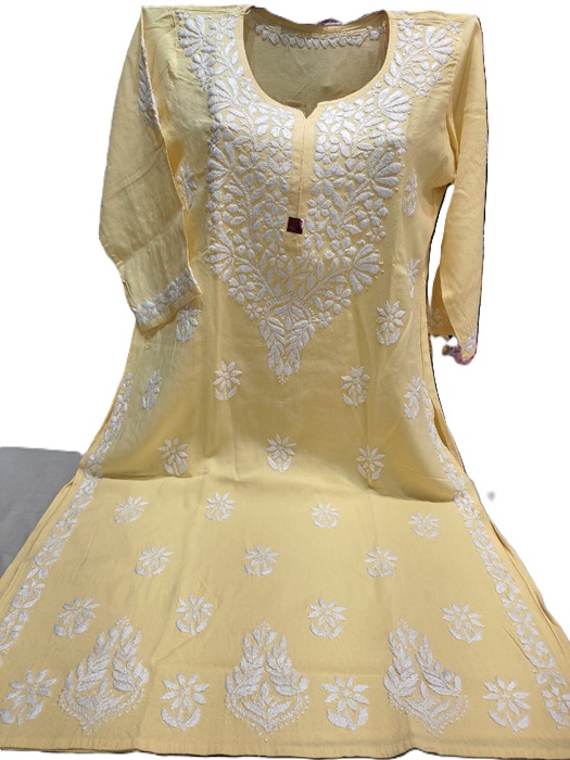 Hand embroidered Chikankari Kurti