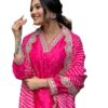 Rose Pink Chanderi Silk Suit