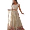 Faux Georgette Top Lehenga