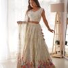 Faux Georgette Top Lehenga