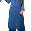 Chain-Stitch Designer Rayon Suit and Palazzo