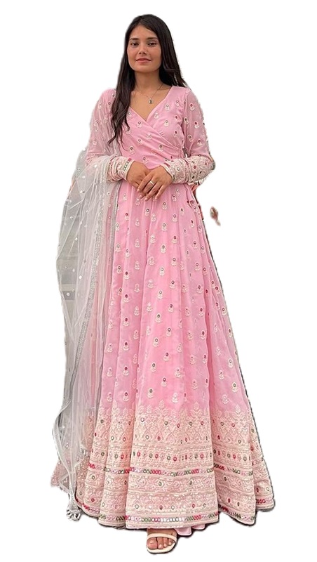 Faux Georgette Designer Suit